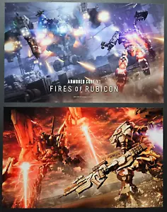 (2) Poster stampa arte PC Armored Core VI 6 Fires of Rubicon PS5 Xbox One PS4 (B) - Foto 1 di 4