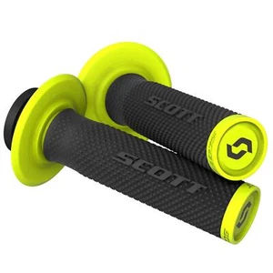 Scott Motocross Griffe SX II Lock-On Griff Cam-Set Einrasten Schwarz Gelb - Bild 1 von 2
