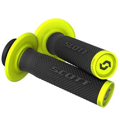 Scott Motocross Griffe SX II Lock-On Griff Cam-Set Einrasten Schwarz Gelb - Bild 1 von 2