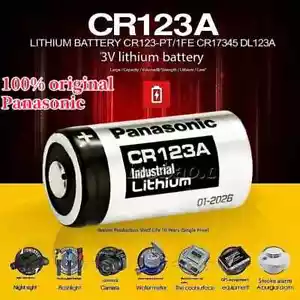 1 Stück-10 Stück Original Panasonic CR123A 3V Arlo Kamera Batterie CR123A CR17345 - Bild 1 von 10