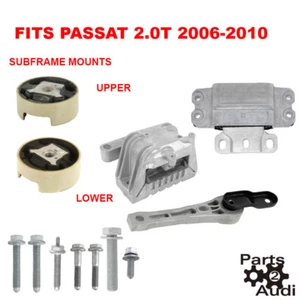 Engine Motor Mounts Auto Transmission Mount w Subframe Mounts & Bolts TSI Passat - Picture 1 of 1