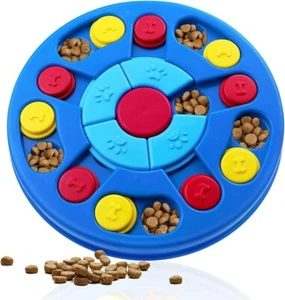Dogs Puzzle Toy Enrichment Pet Slow Feeder Food Dispenser Treat Training Games - Picture 1 of 5