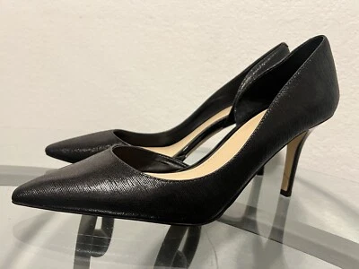 Zapatos de tacón de aguja negros White House Black Market talla 10 Foto 1 de 4