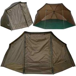 NGT XPR Brolly Shelter System Carp Fishing Shelter Bivvy 60" With Storm Poles - Picture 1 of 8
