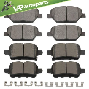 Front Rear Ceramic Brake Pads Kit For 18-21 Chevrolet Equinox GMC Terrain Buick - Picture 1 of 10