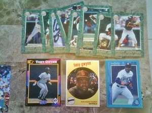 1992 LEGENDS TONY GWYNN RARE BLUE + ULTRA GWYNN SET + LINEUP 1992 + TOPPS MAG