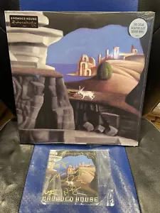 LIMITED EDITION CROWDED HOUSE DREAMERS ARE WAITING SILVER VINYL SIGNED ART PRINT - Picture 1 of 7