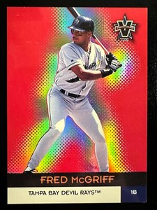 Fred McGriff 2000 Pacific Vanguard Baseball Card Tampa Bay Devil Rays #43