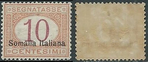 1920 SOMALIA SEGNATASSE 10 CENT LUSSO MNH ** - E156 - Picture 1 of 1