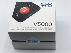 Bloker połączeń CPR V5000 Blok stacjonarny Robocalls, telemarketer i oszustwa - Zdjęcie 1 z 6