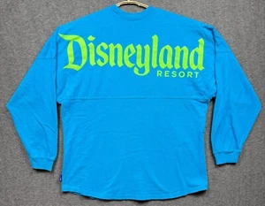 Disney Spirit Jersey Adult XL Blue Green Disneyland Resort Long Sleeve Shirt - Picture 1 of 9