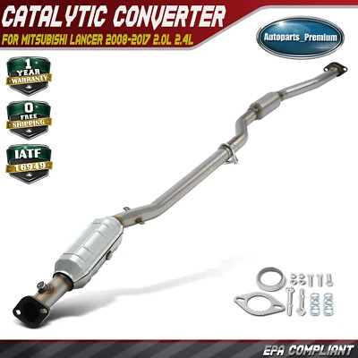 Rear Catalytic Converter for Mitsubishi Lancer 2008-2017 L4 2.0L 2.4L 89 Inch - Image 1 of 4