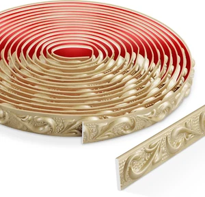 6 Meters Peel and Stick Wall Trim, 3D Moulding Trim, Self-Adhesive Ceiling Covin - Picture 1 of 12