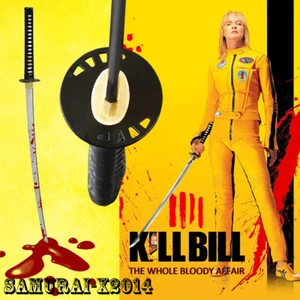 Kill Bill Katana Japonesa Samurai Espada Arcilla Templada Doblada Acero 32768 Capas - Imagen 1 de 12
