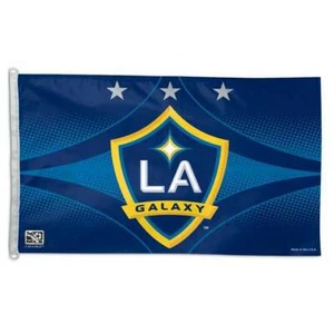 LA Galaxy Logo SOCCER Flag 3x5FT- With Grommets - Picture 1 of 1