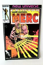Mark Hazzard Merc #1 Bad for Business 1986 Marvel New Universe F-/F