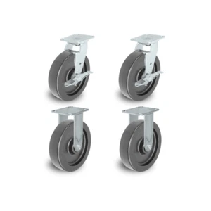 8" X 2" Tool Box Kit - Polyolefin Wheel - 3,200 Lbs Capacity per set of 4 - Picture 1 of 2