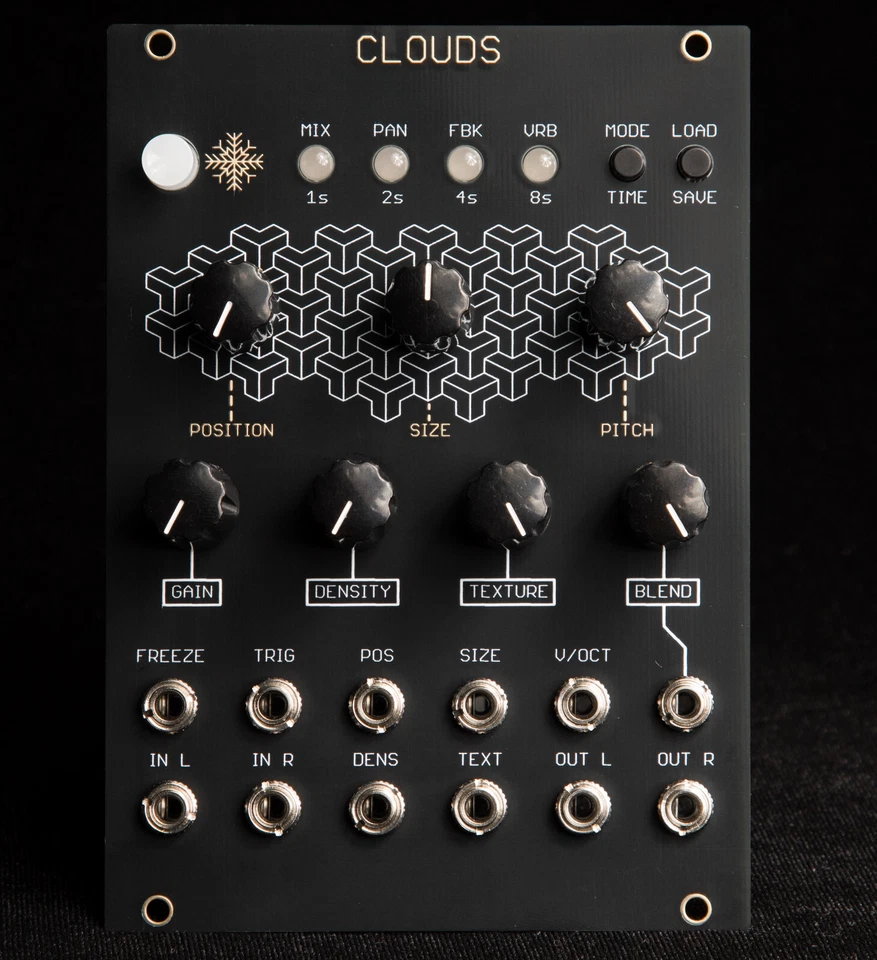 Mutable Instruments Clouds Eurorack Synth Modul Neu (Schwarz/Gold) - Bild 1 von 1