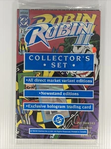 Robin II The Joker's Wild Collector's Set #2 DC 1991 4 cómics y tarjetas selladas casi nuevo - Imagen 1 de 7
