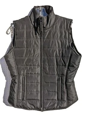 Fit Active vest size Small women's Black Vest faux down style puffer - Image 1 of 4