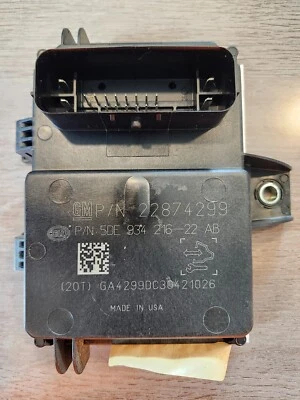 Cadillac XTS 2013 2014 Chevy Cruze bomba de combustible módulo de control del conductor 22874299 OEM Foto 1 de 2