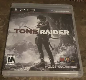 Tomb Raider (Sony PlayStation 3, 2013) PS3 completo di custodia + libro gioco testato - Foto 1 di 2