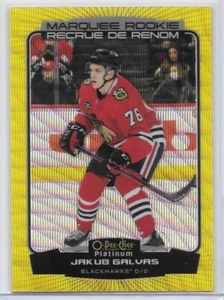 JAKUB GALVAS 22-23 UD OPC PLAT. NEON YELLOW SURGE SP INS. RC/MALMO REDHAWKS/SHL - Picture 1 of 2