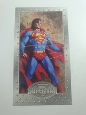 Skybox 1994 Platinum Series The Man of Steel Superman Large Trading Card 26