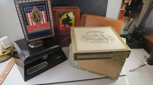 Cigar Box Vintage LOT 6 BOXES 1 PRICE - Picture 1 of 7