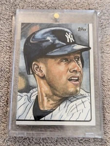 2019 Topps Baseball Derek Jeter Sketch Card John Giancaspro - Picture 1 of 2