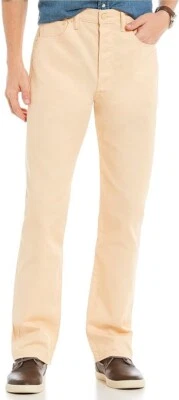 Levi's Men's 501 Original Shrink to Fit Jeans Apricot Ice 38W x 32L 005012594 - Image 1 of 2