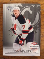 2003-04 Pacific Private Stock Titanium Retail /750 Paul Martin #127 Rookie RC
