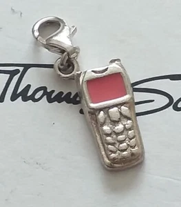 Dije plateado para teléfono móvil Thomas Sabo. - Imagen 1 de 4
