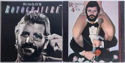 Ringo Starr ~ RINGO'S ROTOGRAVURE, RINGO THE 4TH ~ 1976 Vinyl LP 1st Press NM/M - Image 1 of 4