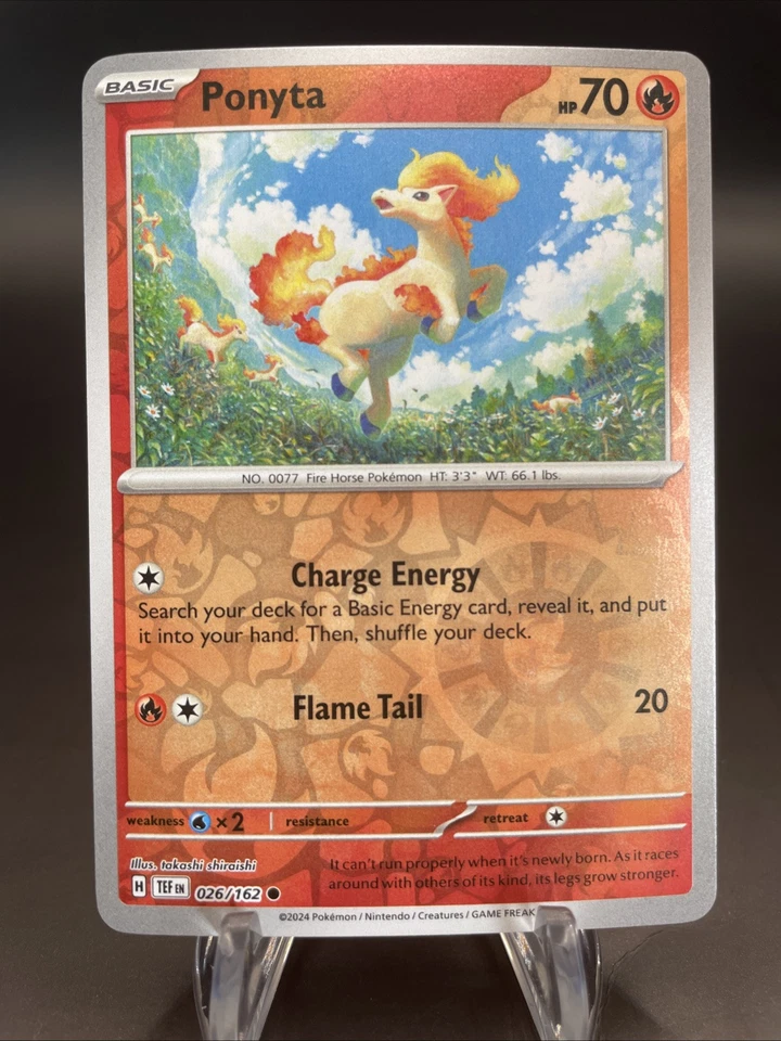 Ponyta 026/162 Sv05: Temporal Forces Reverse Holo Light Play - Image 1 of 1