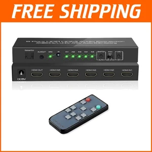 4K 18Gbps HDMI Switch Audio Extractor with Dolby Atmos - Home Theater Essential - Picture 1 of 9