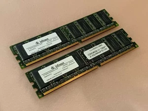 Infineon 512 MB (2x 256 MB) HYS64D32300GU-6-B PC-2700 333 MHz DDR1 SDRAM DIMM - Bild 1 von 4
