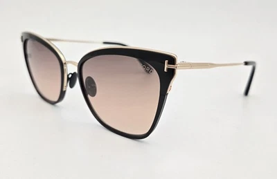 Gafas de sol Tom Ford NUEVAS TF 843 Faryn Color 01F Negro Dorado Talla 56 Ojo de Gato Foto 1 de 4