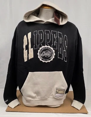 Brand New Men's Mitchell & Ness NBA Los Angeles Clippers Pullover Hoodie - L - Image 1 of 4