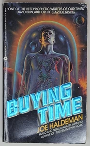 JOE HALDEMAN SIGNED PAPERBACK 1ST - Buying Time, 1990 - Picture 1 of 5