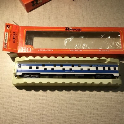 RIVAROSSI HO 85' Duplex Coach Car.  COLORADO EAGLE.  NIB. #6594 - Image 1 of 4