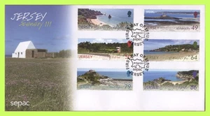 Jersey 2011 Scenery III set on First Day Cover - Picture 1 of 1
