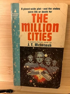 The Million Cities by J.T. McIntosh Pyramid #898 1963 1st pnt PBO V. Finlay cvr - Picture 1 of 3
