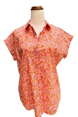 SPORTSCRAFT x LIBERTY LONDON NWT RRP $170 Sz AU 8,US 6 "John" Print Floral Shirt - Photo 1/4