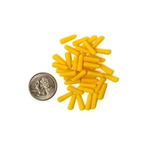 9/16 Inch Yellow Corn Cob, Bagged,1/16 scale, Farm Toy, 2oz, plastic 300+ - Picture 1 of 5