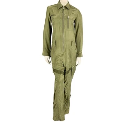 Polo Ralph Lauren Women’s Utility Jumpsuit Belted Zip Front Size 10 - Изображение 1 из 4
