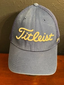 Titelist Pro V1 Golfmütze FJ Footjoy verstellbar blau weiß Farbe Buchstaben - Bild 1 von 12