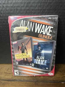 Alan Wake Bundle PC Game DVD American Nightmare & Alan Wake New Sealed OOP Video - Picture 1 of 6
