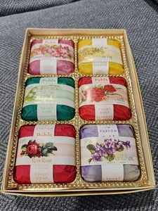 Puhls Blumen Seifen Set of 6 Vintage Body Soaps (3.4 oz each) New Open Box - Picture 1 of 4
