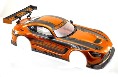 Kyosho IGB112OR Mercedes-AMG 2020 Orange Inferno GT2 1/8 On-Road Painted Body - Image 1 of 3